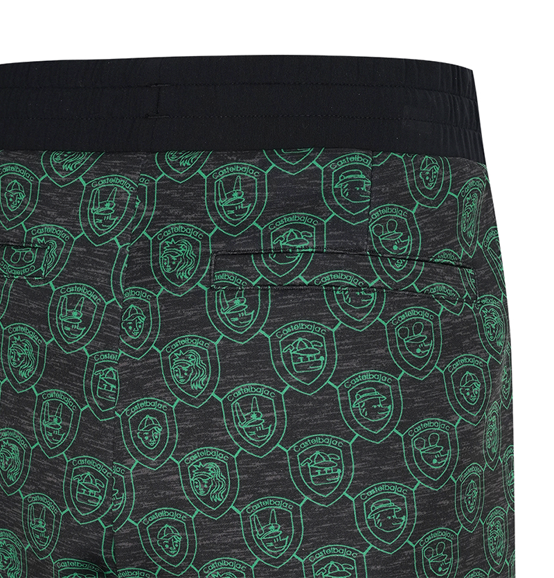 Castelbajac Men's JQD Print Training Pants - Green