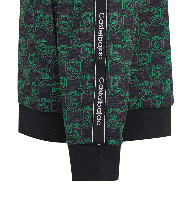 Castelbajac Men's JQD Print Training Top - Green
