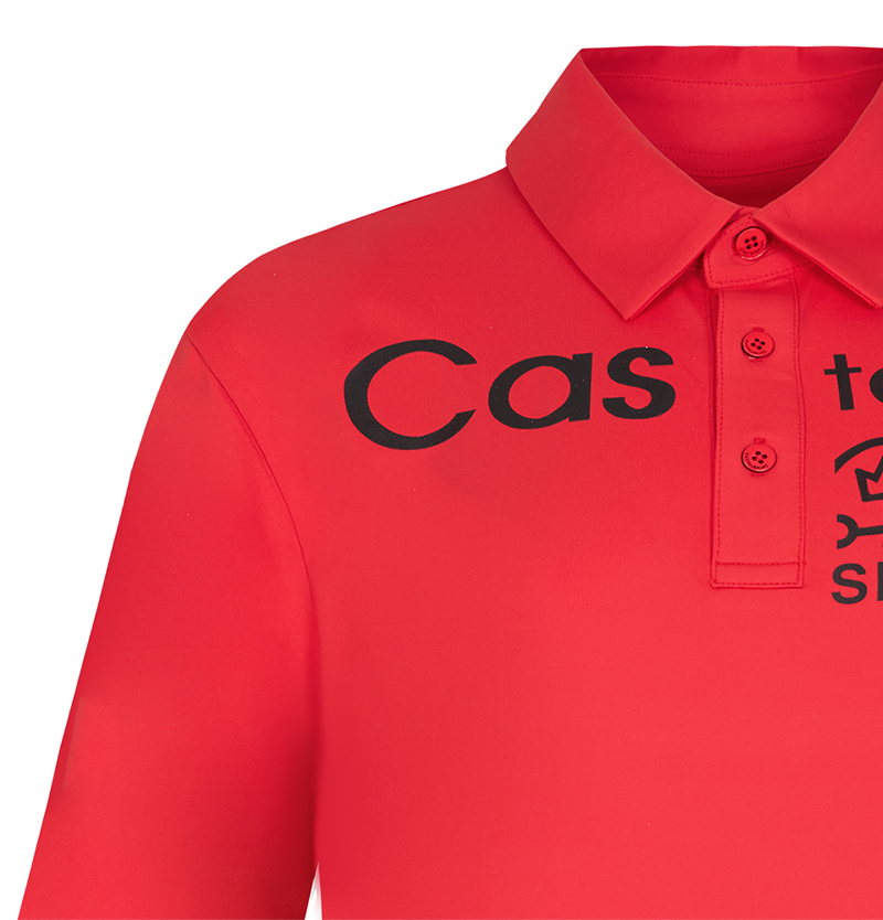 Castelbajac Men's Nylon Spandex Functional Polo T-Shirt - 2 Colors