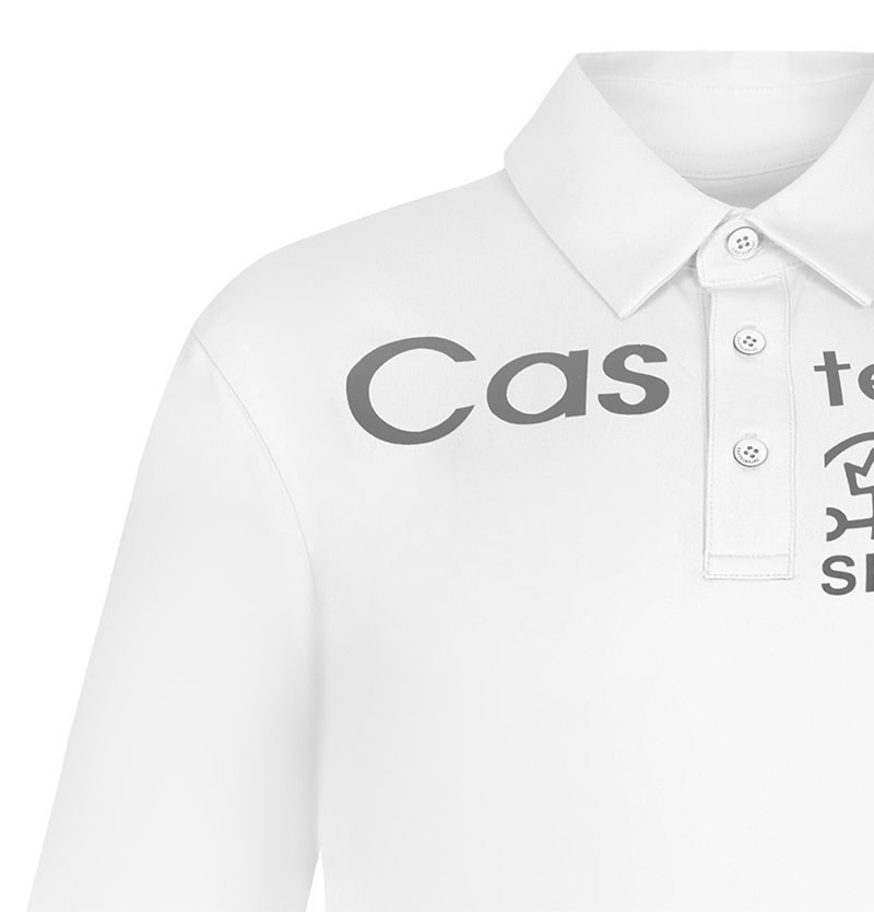 Castelbajac Men's Nylon Spandex Functional Polo T-Shirt - 2 Colors