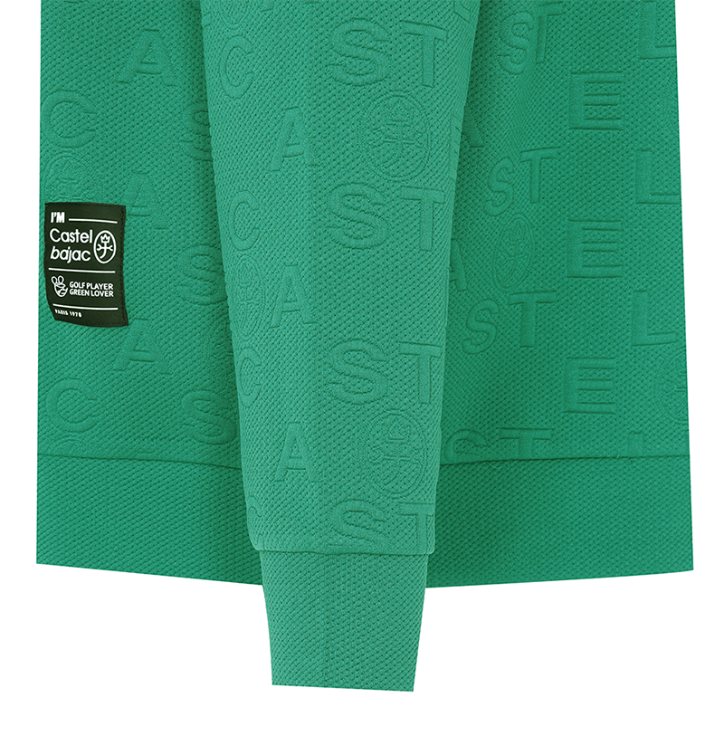 Castelbajac Men's Egg Blazon Logo Embossed JQD MTM - Green