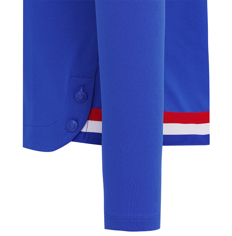 Castelbajac Women's Collar & Hem 3-Color Point Long-Sleeve T-Shirt - 4 Colors