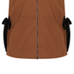 Women's Detachable Hooded Zip-Up Vest - Brown