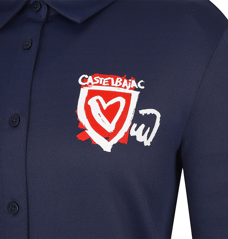 Castelbajac Women's Jersey Long-Sleeve Shirt - Navy