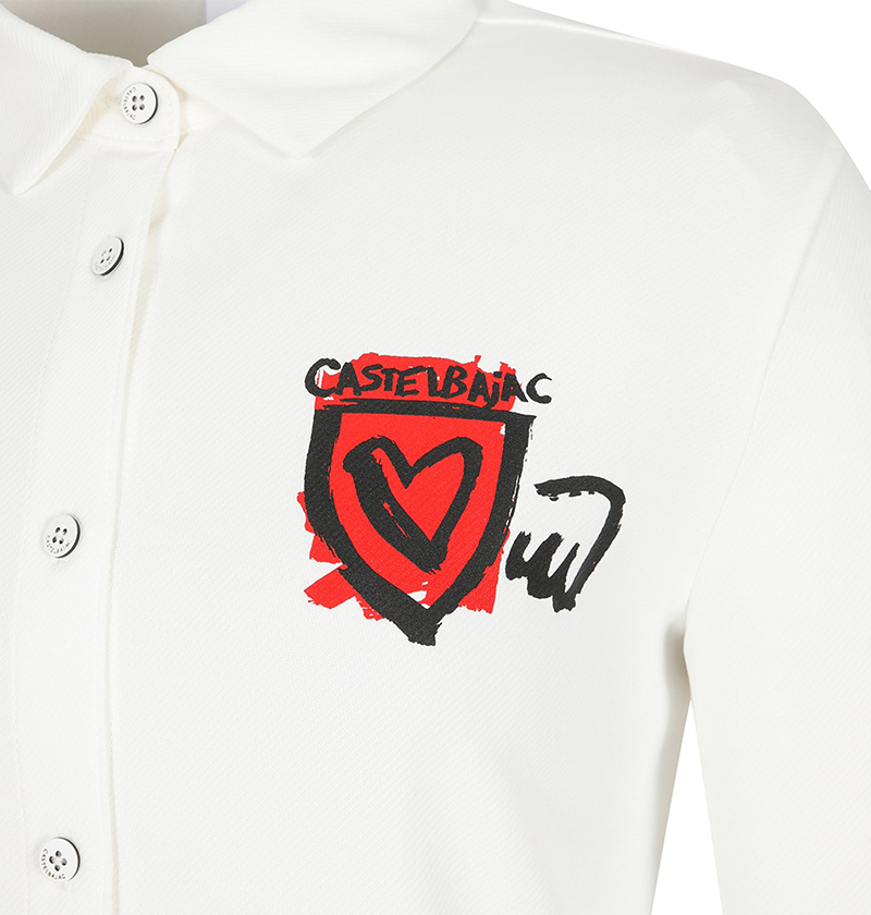 Castelbajac Women's Jersey Long-Sleeve Shirt - White