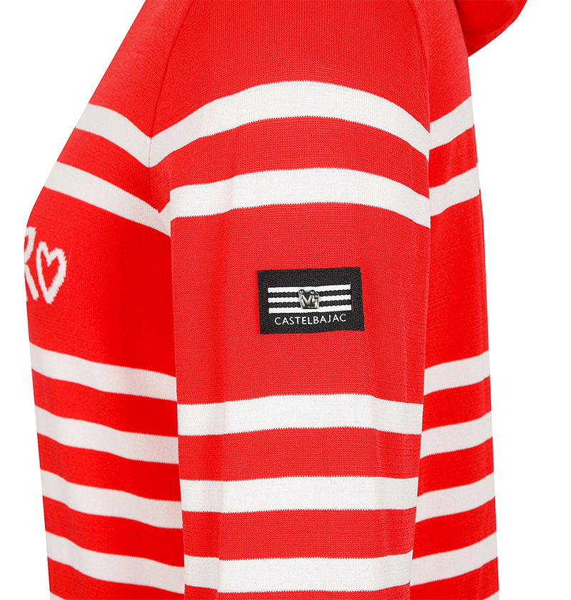 Castelbajac Women's Striped Sweater - Red