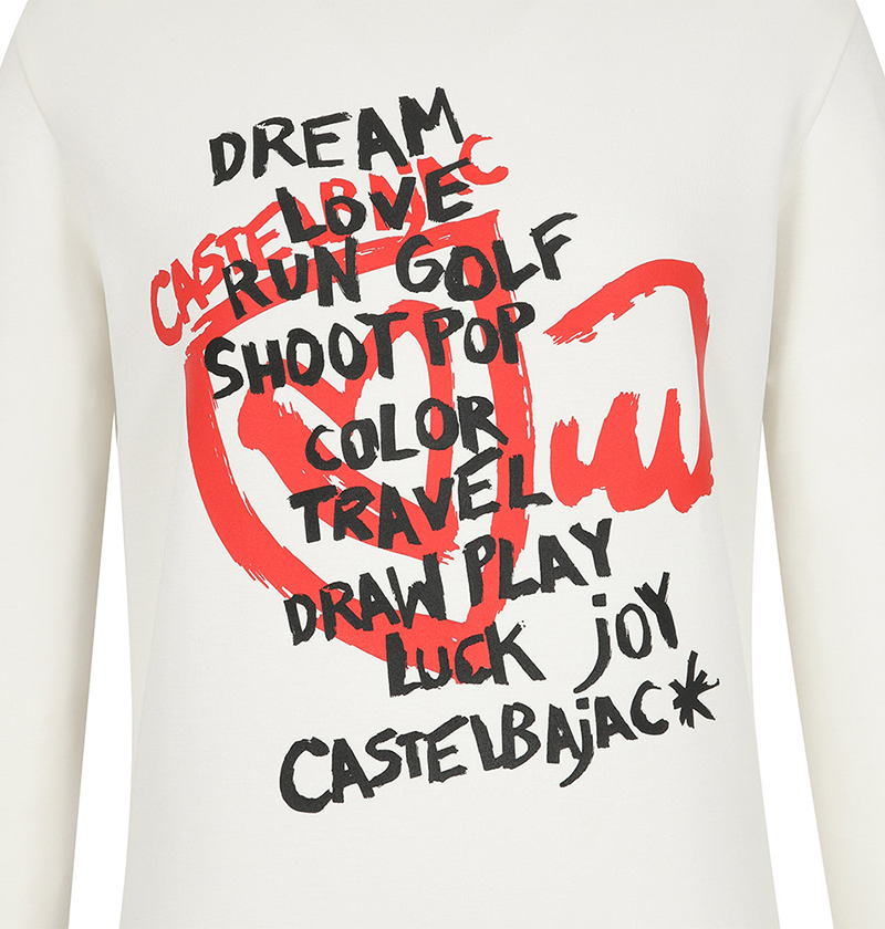 Castelbajac Women's Artwork Print Round T-Shirt - Ivory