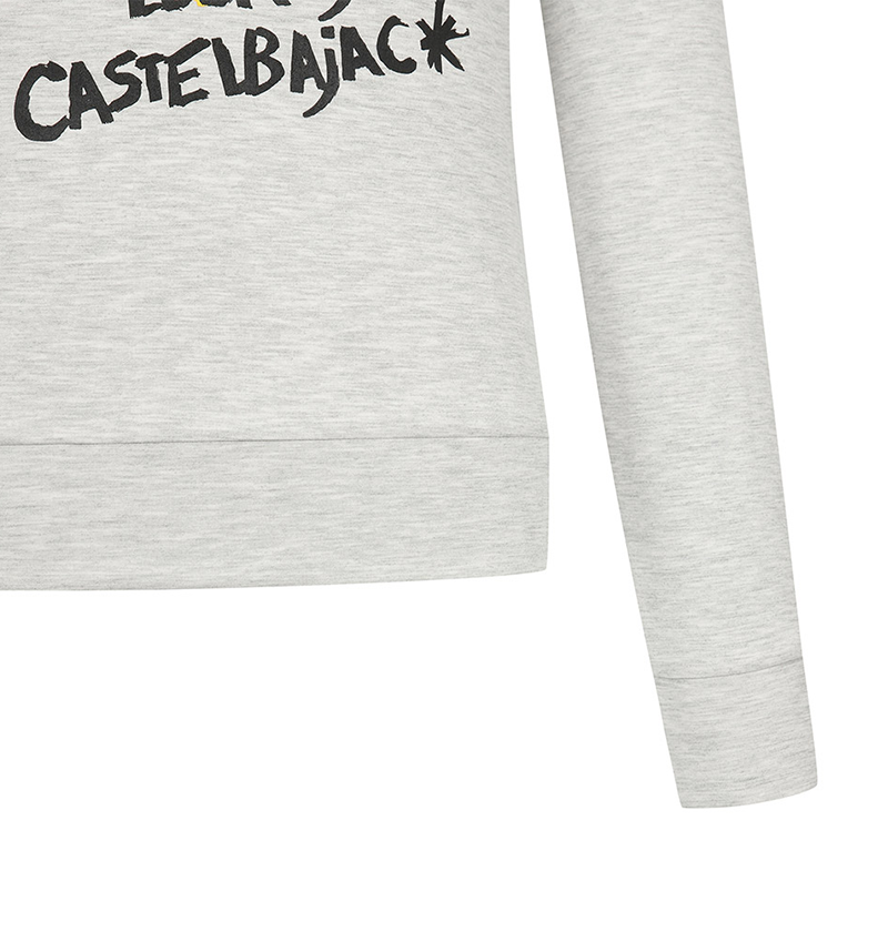 Castelbajac Women's Artwork Print Round T-Shirt - M/Grey