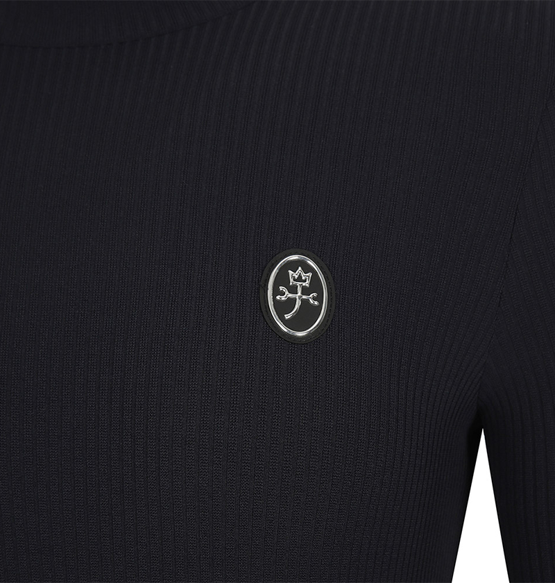 Castelbajac Women's Half-Length Golf T-Shirt - Black
