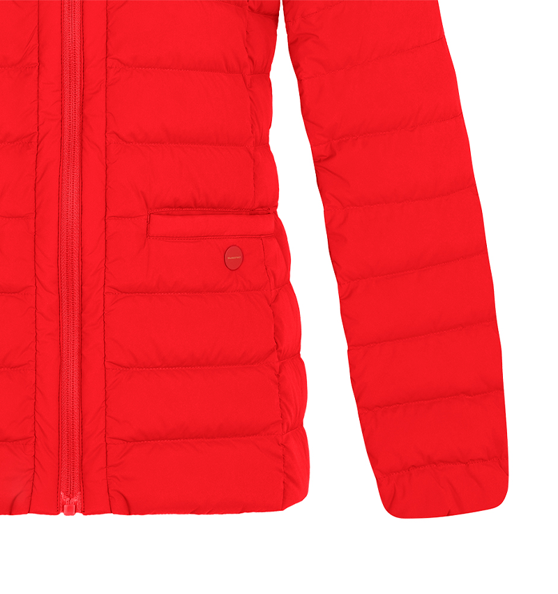 Castelbajac Women's Lightweight Duck Down Padded Jumper - Red