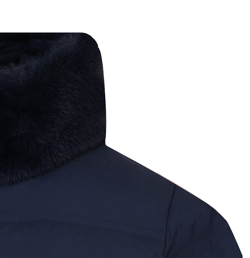 Castelbajac Women's Fur Duck Down Padding - Navy