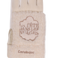 Castelbajac Women's Embroidered Fleece Gloves - Ivory