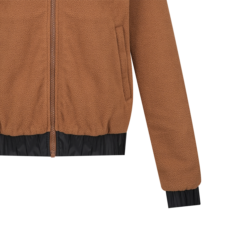 Castelbajac Women's Windproof Fleece Blouson Jumper - Brown