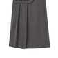 Castelbajac Women's Embroidered Logo Point Pintuck Shorts - Grey
