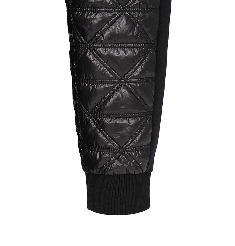 Castelbajac Women's Black Line Quilted Padded Jogger Pants - Black