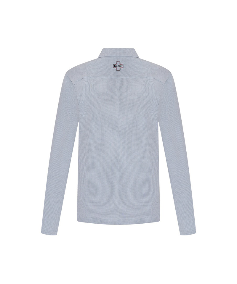 Castelbajac Men's Embroidered Two-Tone T-Shirt - Blue