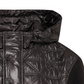 Castelbajac Men's Black Line Padded Mix Hooded Anorak T-Shirt - Black