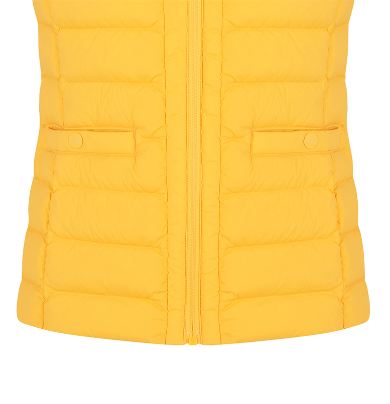 Castelbajac Women's Lightweight Duck Down Padded Vest - Yellow