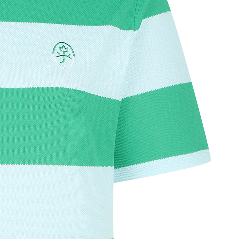 Castelbajac Women's Striped Collared Short Sleeve T-shirt - 2 Color