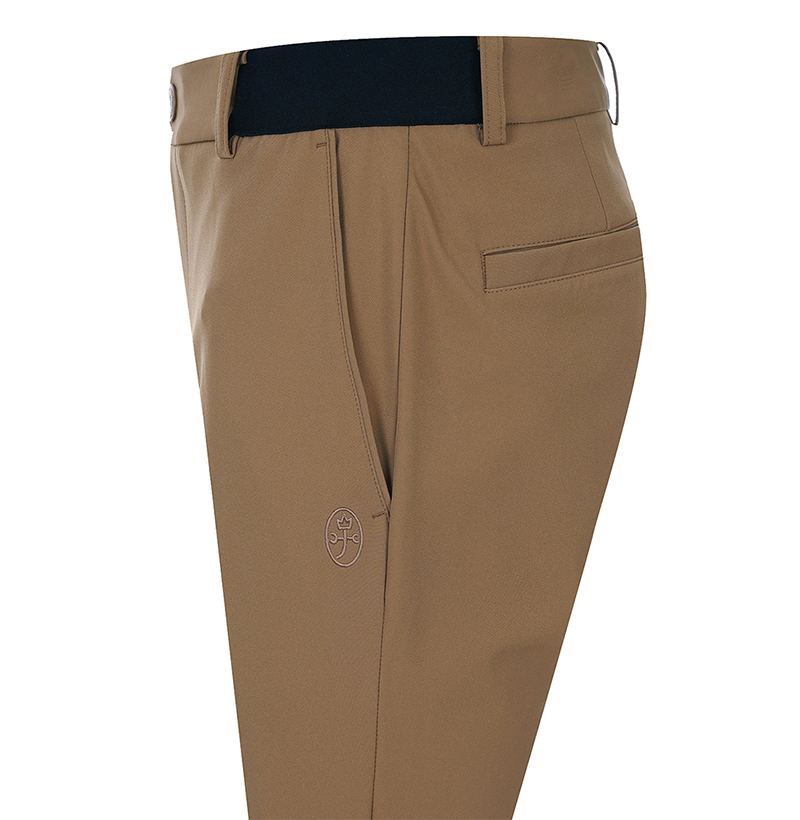 Castelbajac Men's Side Band Standard Pants - Brown