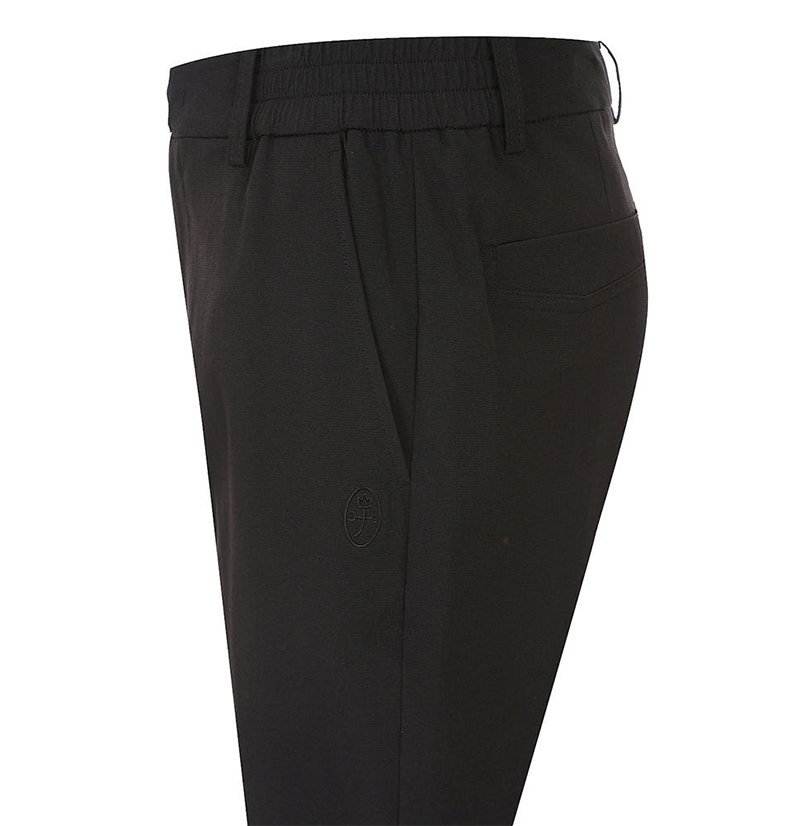 Castelbajac Men's Side-Banded Semi-Jogger Pants - Black