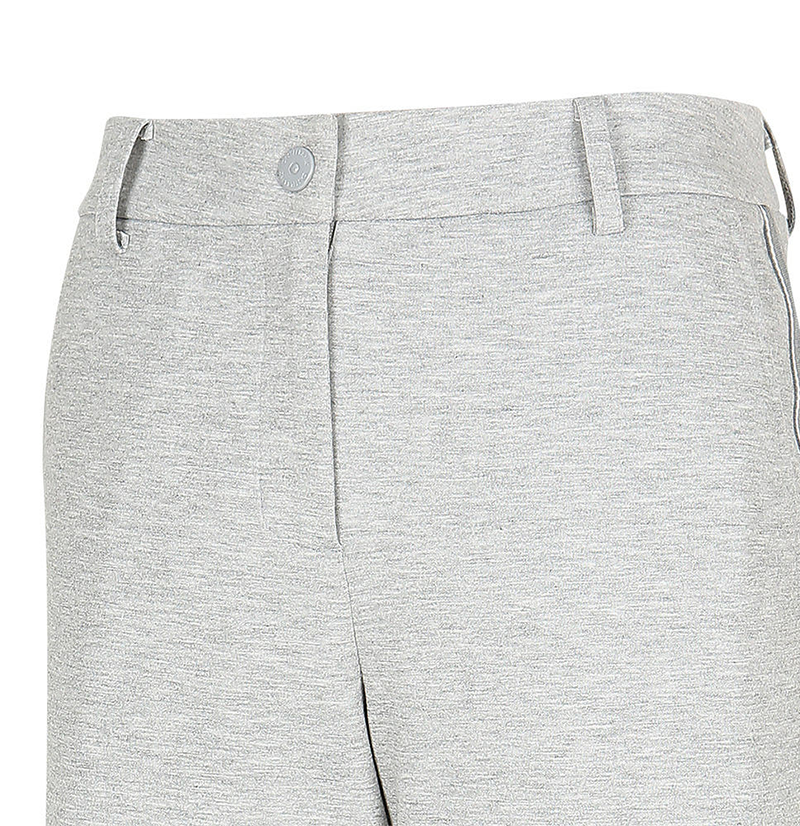 Castelbajac Women's Tape-Detailed Straight Pants - M/Grey