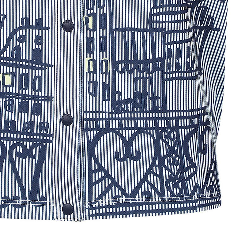 Castelbajac Women's Striped Artwork Shirt - 2 Colors