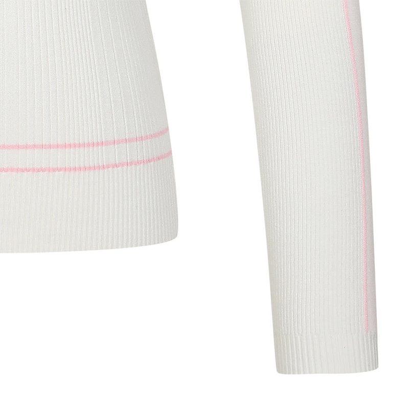 Castelbajac Women's Ribbed Collar Knit - White