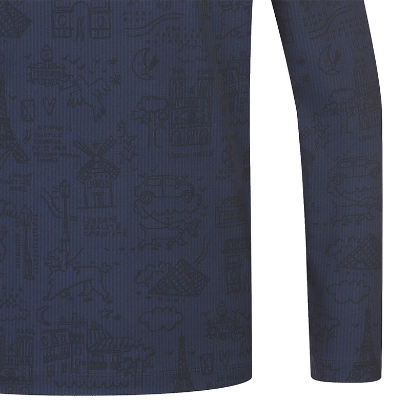 Castelbajac Men's Printed Collared T-shirt - 2 Colors