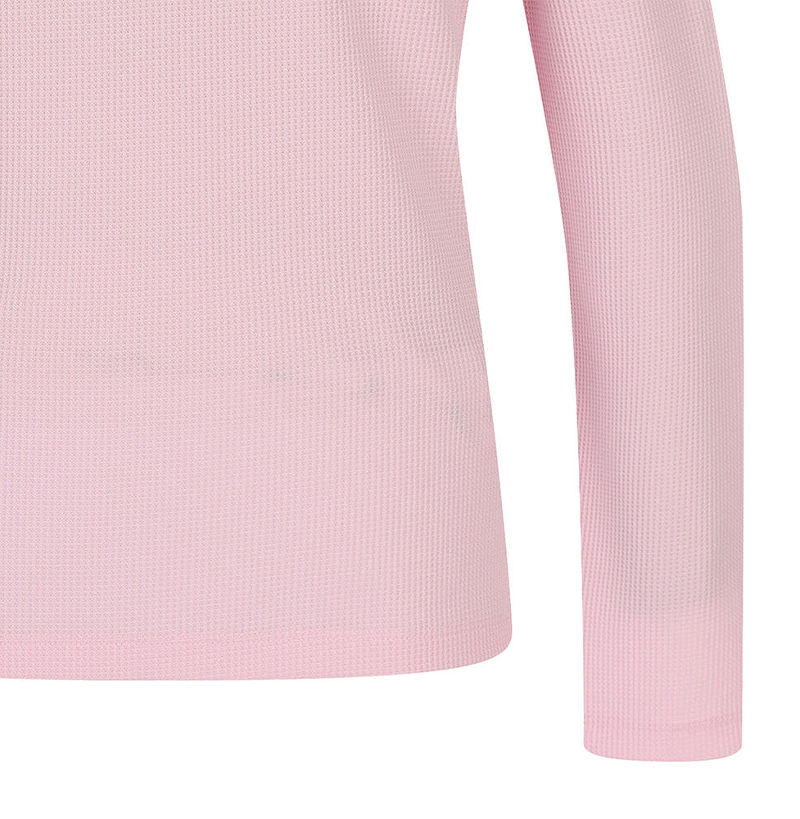 Castelbajac Women's Textured Color Block Big Collar T-shirt - Light Pink
