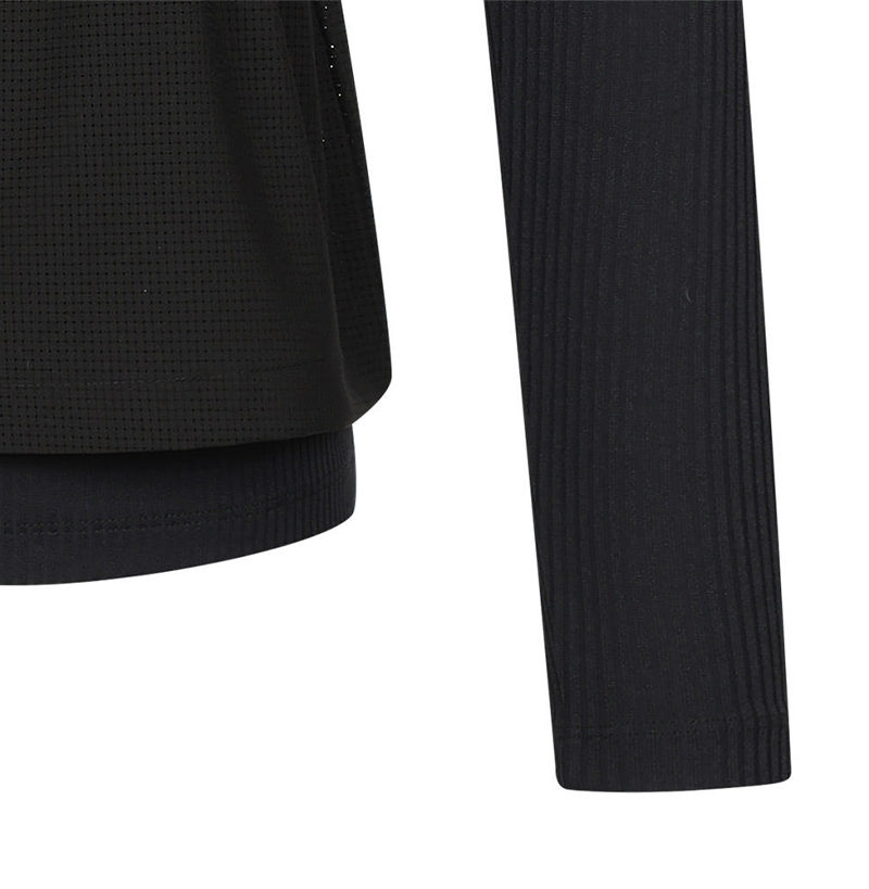 Castelbajac Women's Best Layered Half-Zip T-Shirt - 2 Colors