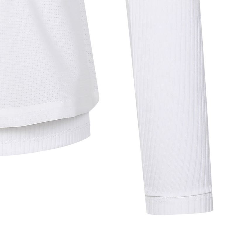 Castelbajac Women's Best Layered Half-Zip T-Shirt - 2 Colors