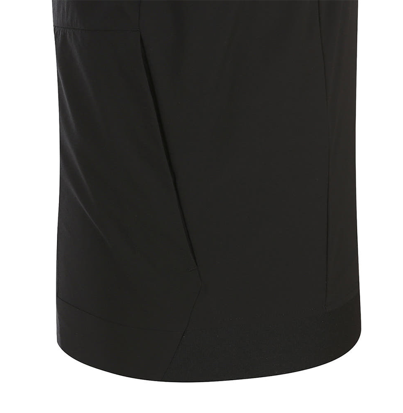 Castelbajac Men's Polyester Single-Layer Zip-Up Vest - Black