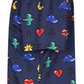 Castelbajac Women's Pixel Pattern Collared T-shirt - Navy