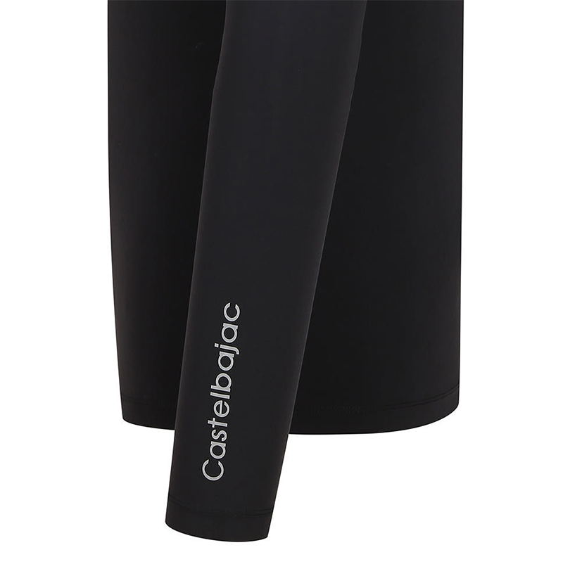 Castelbajac Men's Mock Neck Base Layer T-shirt - Black