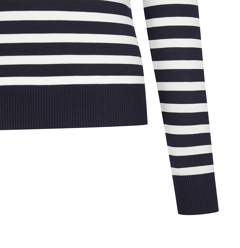 Castelbajac Women's Striped Sweater - Navy