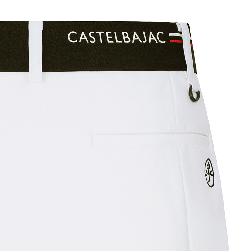 Castelbajac Women's Fleece Semi H-Line Culottes - White
