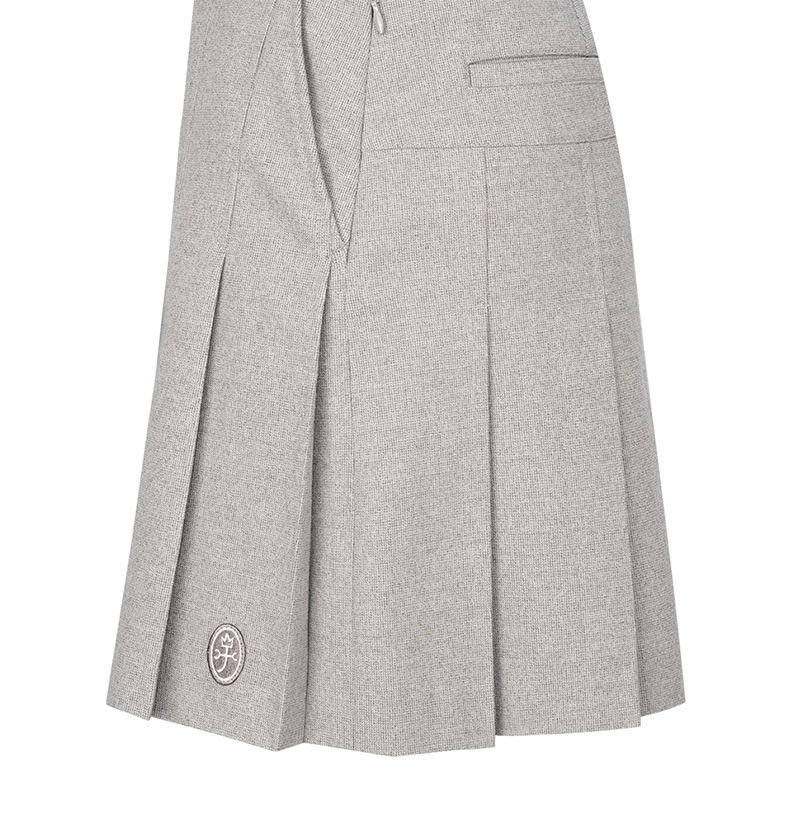 Castelbajac Women's Two-Tone Pleated Culottes - Beige