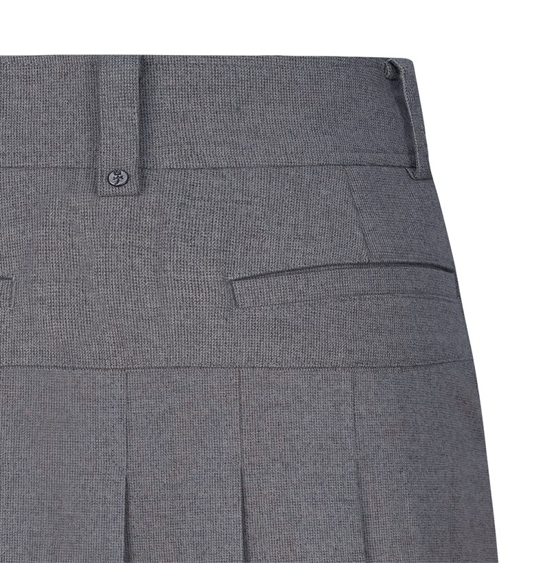 Castelbajac Women's Two-Tone Pleated Culottes - Grey
