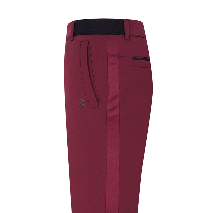 Castelbajac Men's Bonded Stretch Pants - Wine