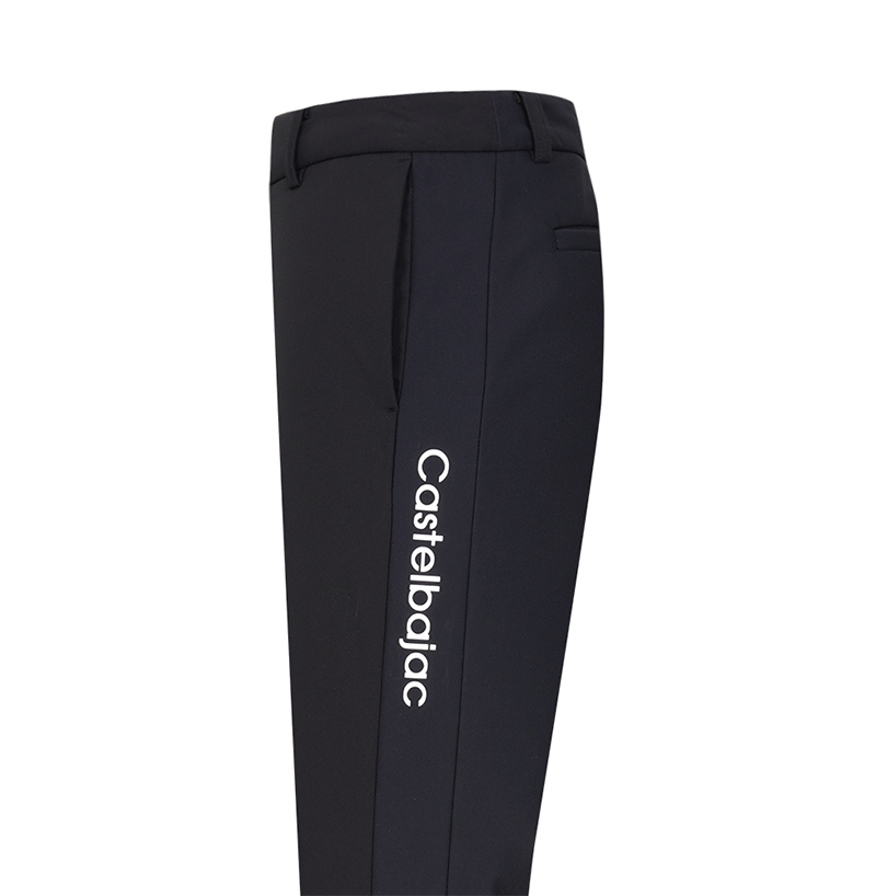 Castelbajac Men's Stretch Padded Mink Pants - Black