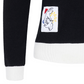 Castelbajac Women's Boucle Two-Color Hooded Sweater - Black