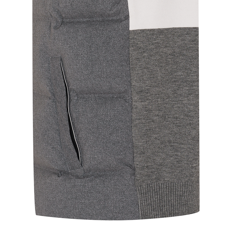 Castelbajac Men's Hybrid Goose Cardigan - Grey
