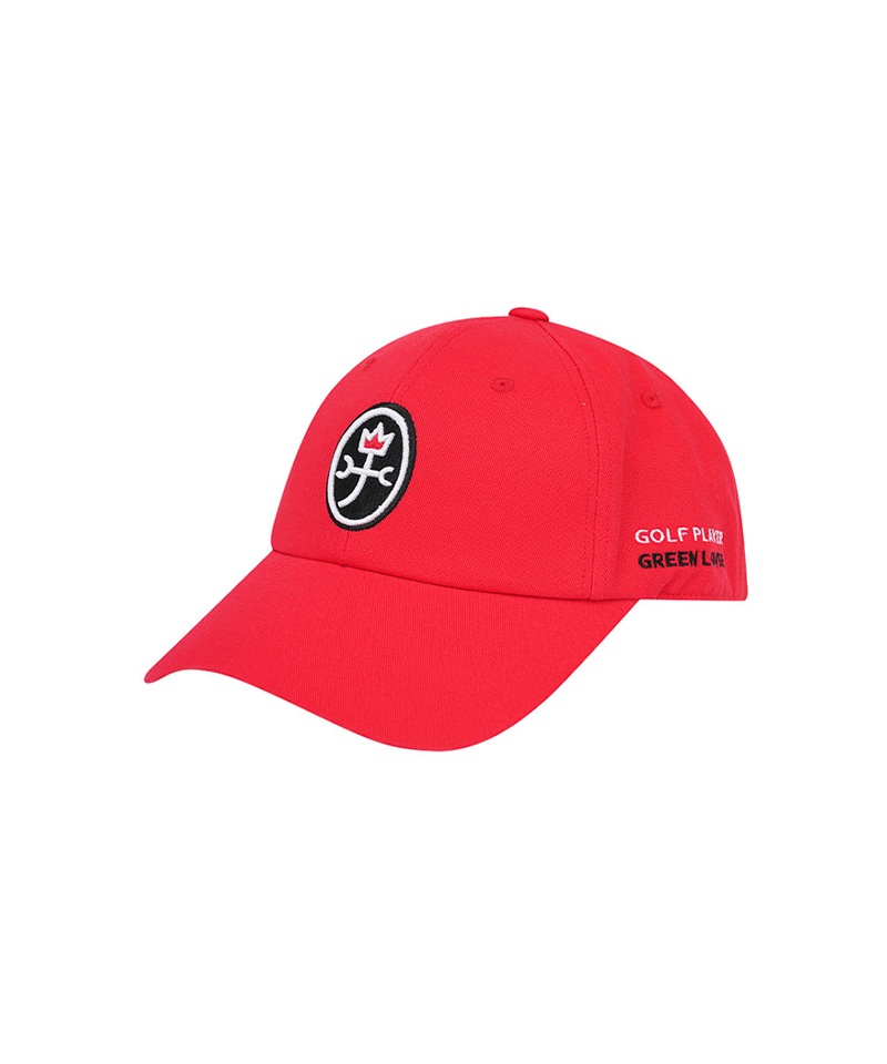 Castelbajac Men's Egg Blazon Point Ball Cap - Red