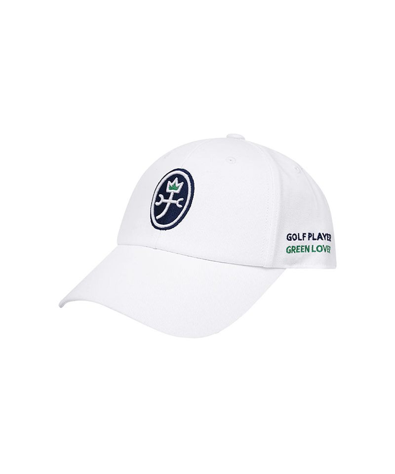 Castelbajac Men's Egg Blazon Point Ball Cap - White