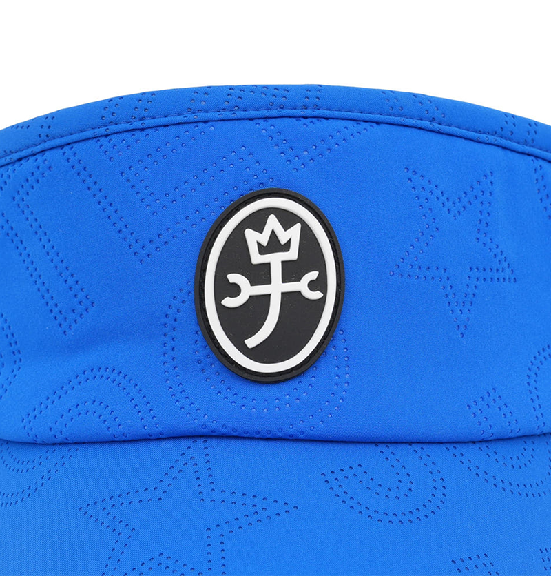 Castelbajac Men's Jacquard Egg Blazon Sun Cap - Blue
