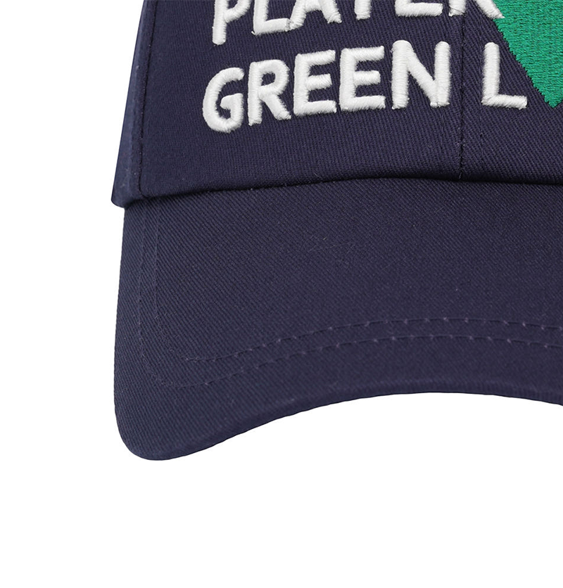 Castelbajac Men's Slogan Embroidery Point Ball Cap - Navy