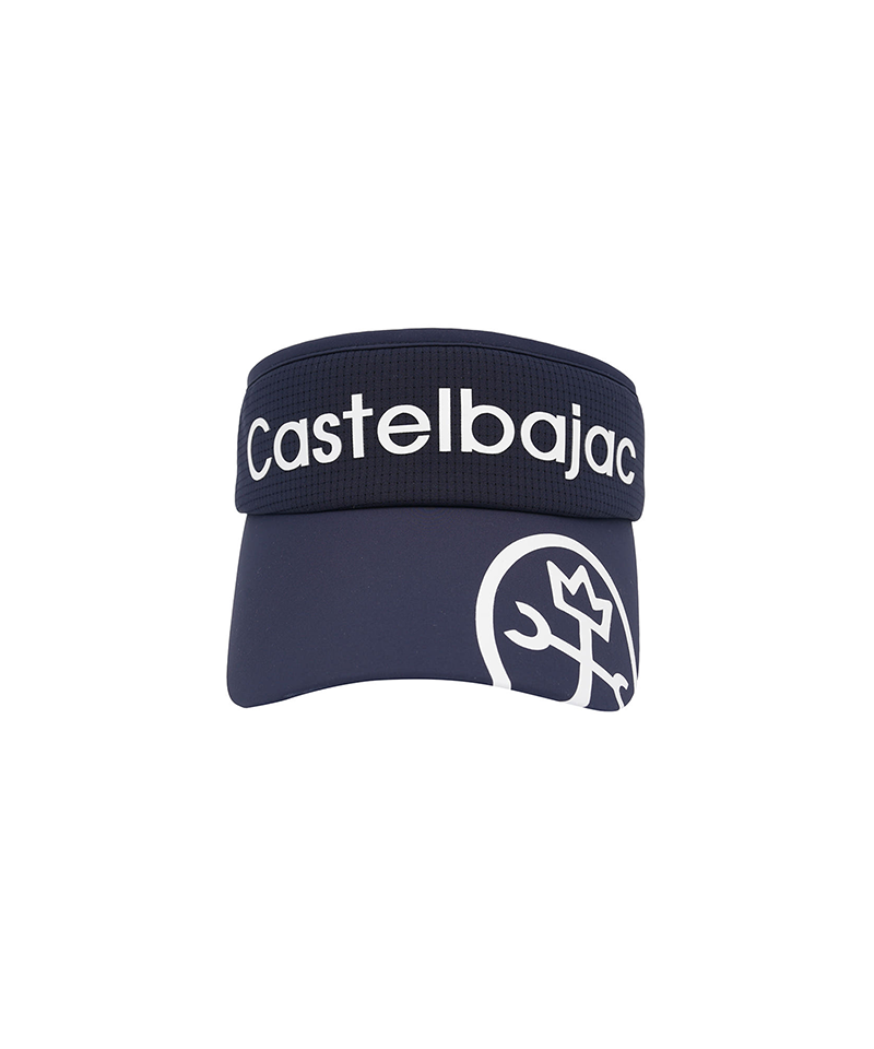 Castelbajac Men's Logo Print Sun Cap - Navy