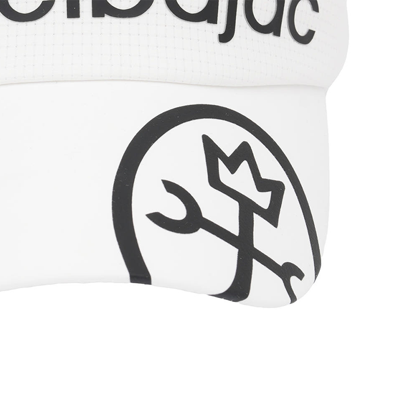 Castelbajac Men's Logo Print Sun Cap - White