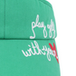 Castelbajac Women's Slogan Ribbon Sun Cap - Green